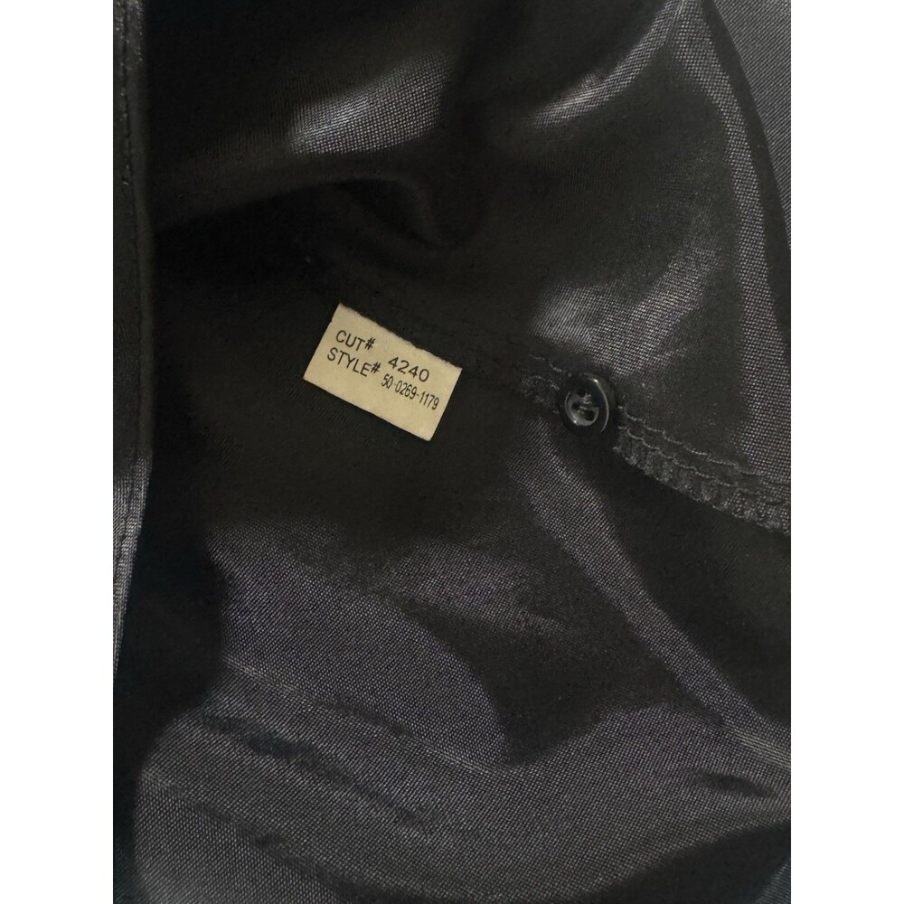 ICE 100% Silk Black Floral Maxi Dress | Sheer Sleeve | Ruffle Hem | 8 - Picture 5 of 6